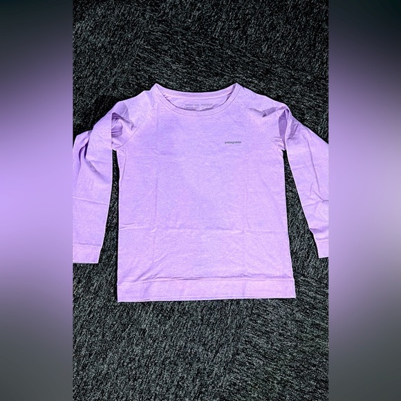 Patagonia Tops - Y2K Vintage 90s, Patagonia Lavender Long Sleeve Tee size S